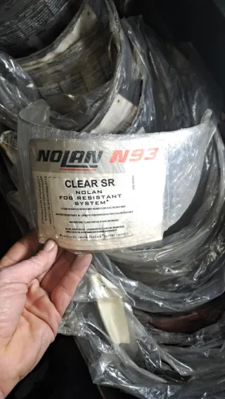 Visiera Nolan N93 chiara antiappannamento