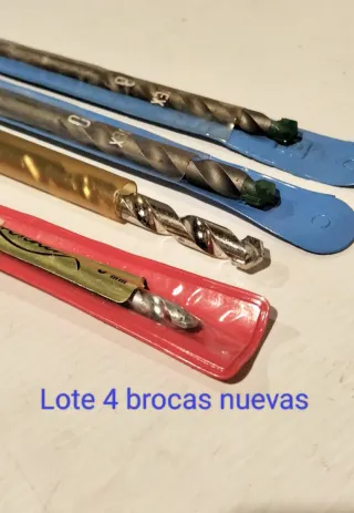 4 brocas hormigón nuevas