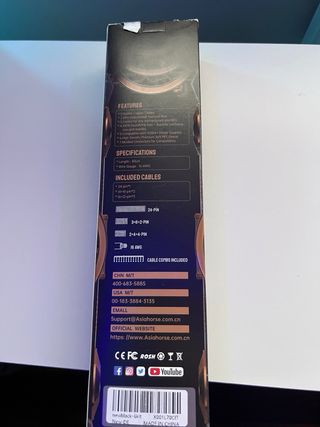 ASIANHORSE Cables de Fuente de Alimentación