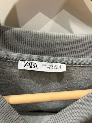 Sudadera Zara Gris