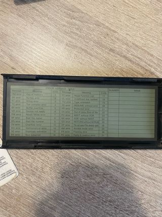 Calculadora Casio FX-880P pero le falta la bateria