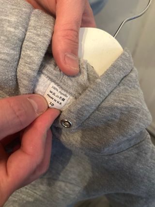 Sudadera Adidas Gris Niño Talla 8-10