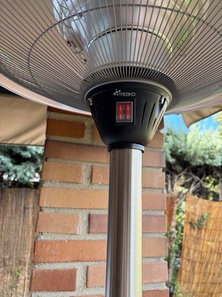 Calefactor exterior metal