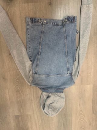 Chaqueta vaquera con capucha Divided Talla S