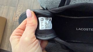 Zapatillas Lacoste niño talla 37 negras