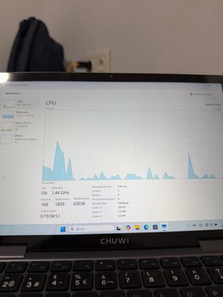 Portátil Chuwi Minibook X Gris/Negro