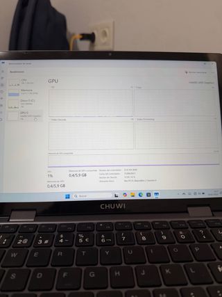 Portátil Chuwi Minibook X Gris/Negro