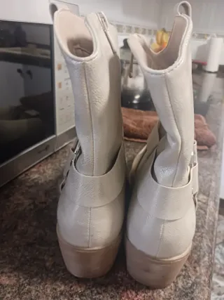 Botas de vestir beige