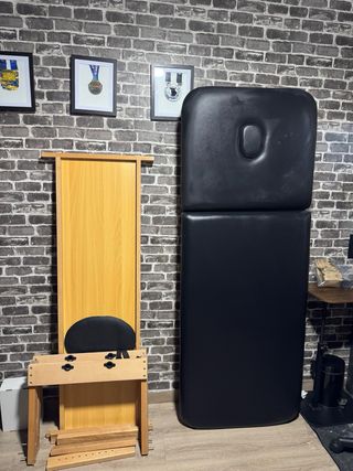 Camillas fija y plegable fisio