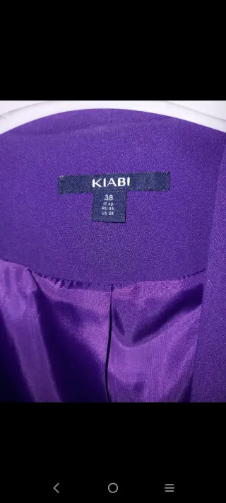 Americana morada Kiabi Talla 38