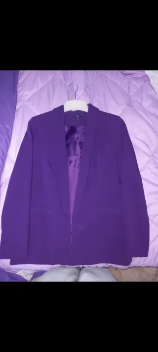 Americana morada Kiabi Talla 38