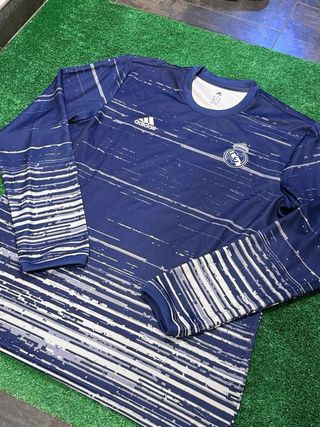 Sudadera Real Madrid Adidas Azul y Blanca