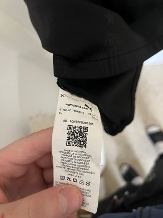 Camiseta AC Milan Puma Negra Roja