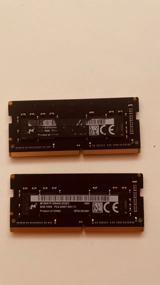 2x 8GB DDR4 2400MHz RAM (Micron)
