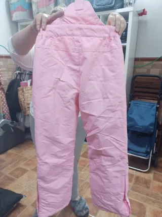 Pantalón de nieve rosa Talla 8 a 9 años