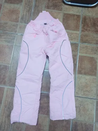 Pantalón de nieve rosa Talla 8 a 9 años
