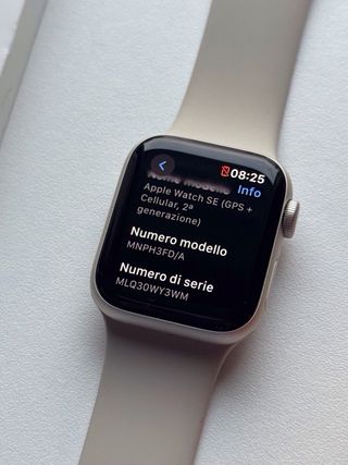 Apple Watch SE 2ª gen 40mm Cellular LTE Argento