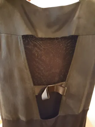 Vestido Caramelo Talla M Negro