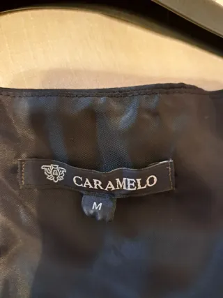 Vestido Caramelo Talla M Negro