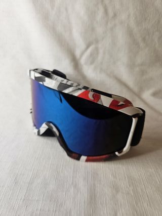 Gafas de esquí con lente azul