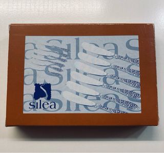 Set 6 cuchillos de plata con mango floral