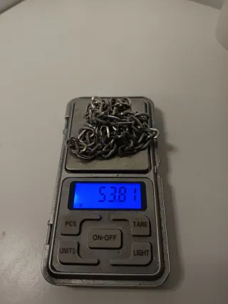 Cadena Plata Ley Maciza