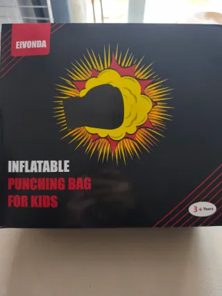 Saco de boxeo inflable para niños