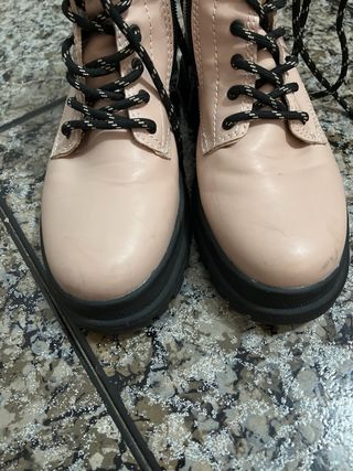 Botas Zara rosa talla 38