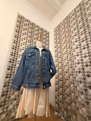 Chaqueta tejana Monkl azul