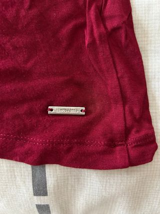 Jersey cuello alto rojo talla L