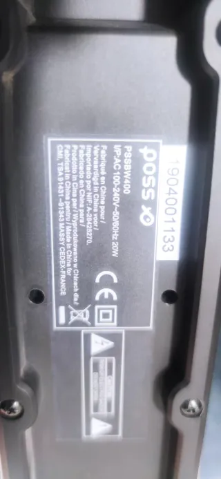 Barra de sonido Bluetooth negra