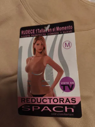 Camiseta interior reductora negra Talla M