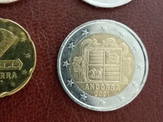 Lote de 6 Monedas de Andorra