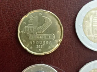 Lote de 6 Monedas de Andorra