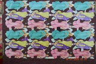 Cromos troquelados de figuras infantiles