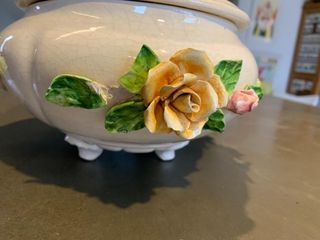 Sopera de porcelana Barcelona años 30, Marca Casés