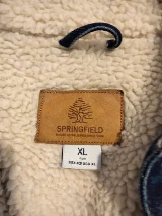 Chaqueta unisex vaquera forrada de borrego