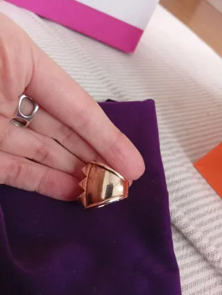 Anillo Aristocrazy Baño Dorado