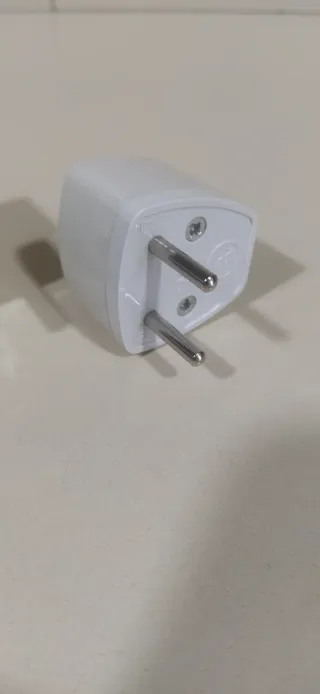 Adaptador Enchufe Europeo Blanco