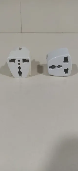 Adaptador Enchufe Europeo Blanco