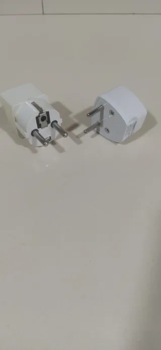 Adaptador Enchufe Europeo Blanco