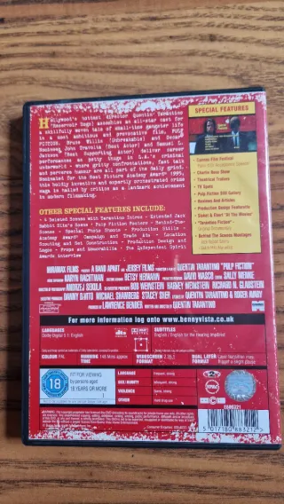 Pulp Fiction DVD Edición Coleccionista