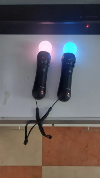 Pack Mandos Move PS5 PS4 Sony tipo bola, muy nuevo