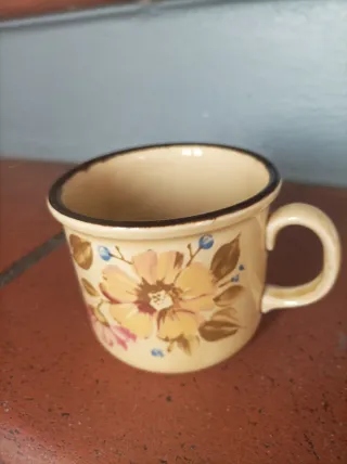 Tazza Weidmann in porcellana decorata