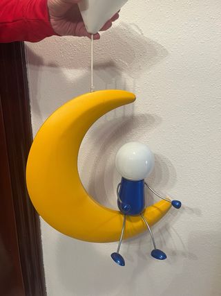 Lámpara Luna Infantil Colgante