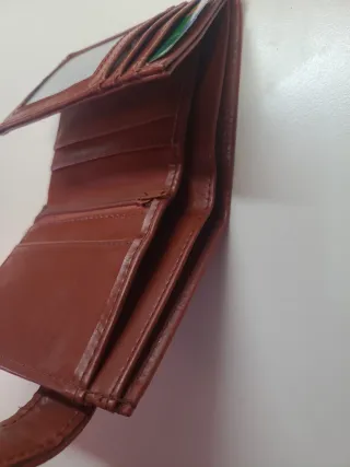 Cartera billetero de cuero
