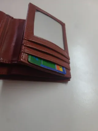 Cartera billetero de cuero