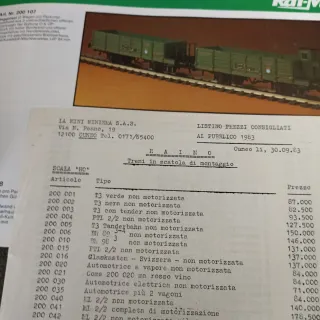 Katalog Rai-Mo 2/83 Spur HO + O Kits modellismo