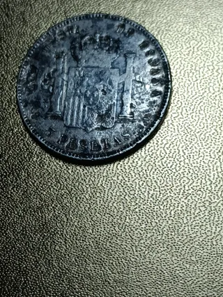 Moneda 5 Pesetas Plata 1897 Alfonso XIII