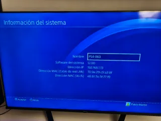 PS4 (PlayStation 4) Negra Modelo FAT, 500 GB